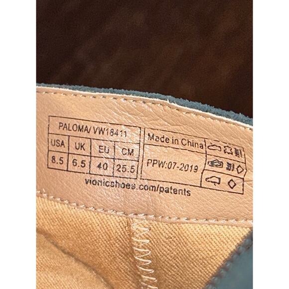 Vionic Paloma Suede Wedge Booties Black 8.5 Weather Resistant Zip Heel 2.75” NWT - Picture 3 of 8